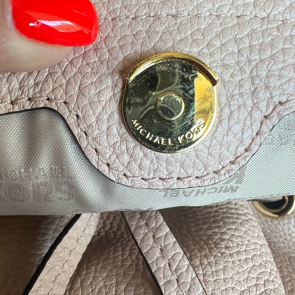 Michael Kors Backpack with Gold Bead Detail and matching wallet - Picture 16 of 16